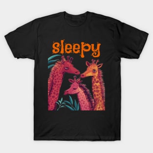 Sleepy Giraffe T-Shirt